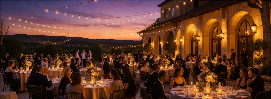 Elegant Evening Gala Scene